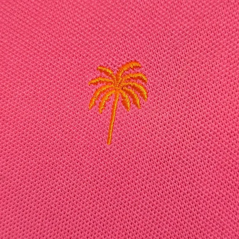 Lilly Pulitzer Polo Shirt Pink Medium - Picture 2 of 6